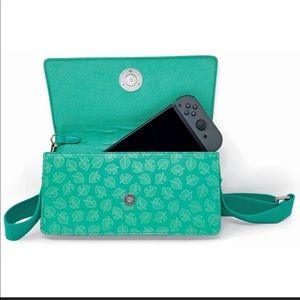 Animal crossing leaf collection sling pack for Nintendo Switch